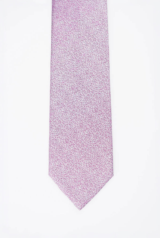 Pink Textured Silk Tie