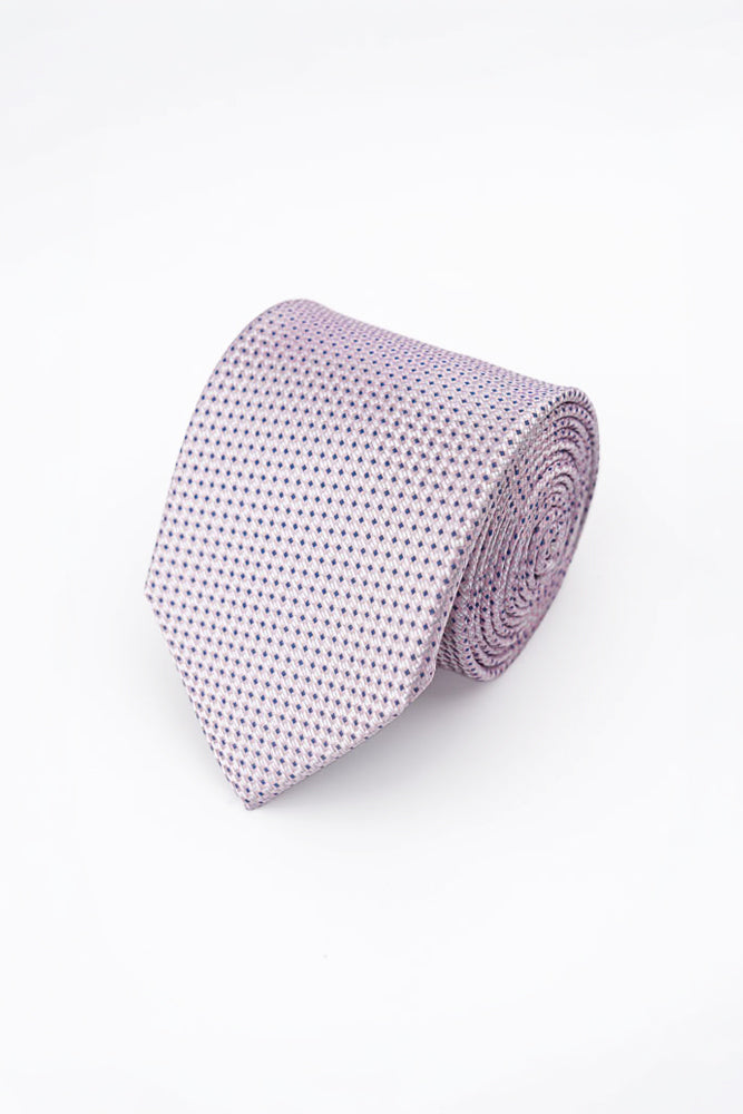 Peony Mni Gemoetric Silk Tie
