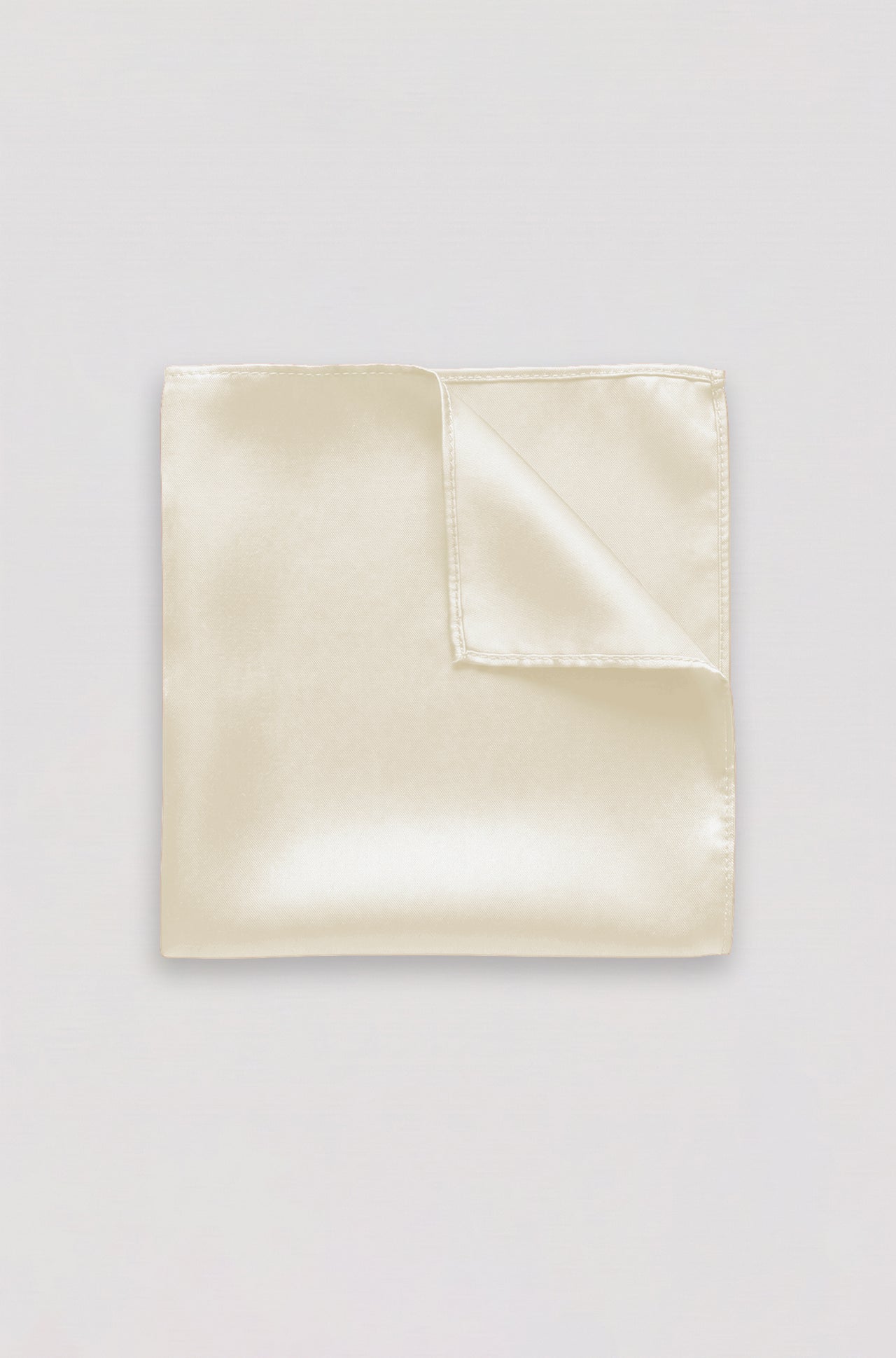 Ivory Pure Silk Pocket Square