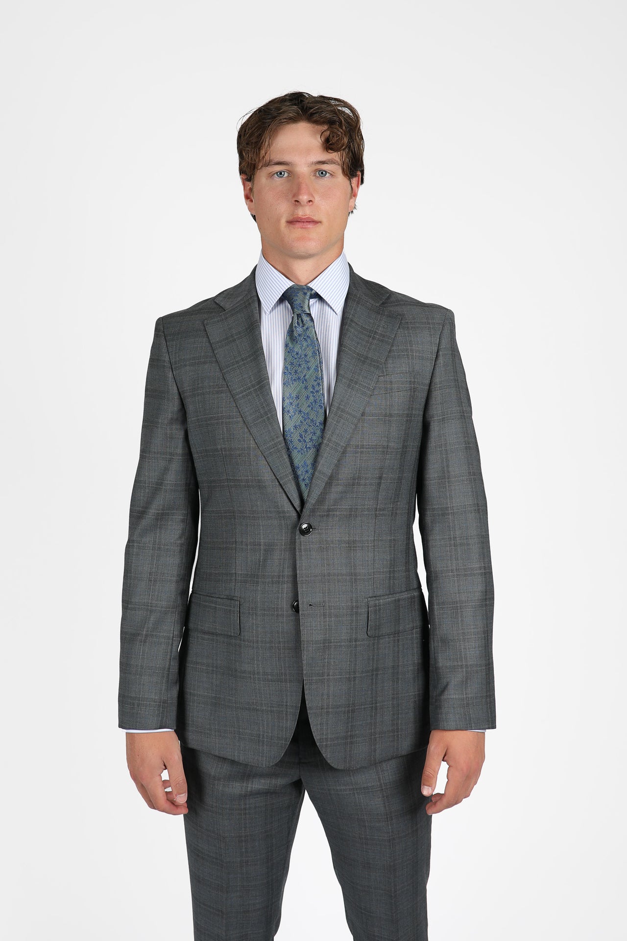 Grey Brinsley Check Jacket