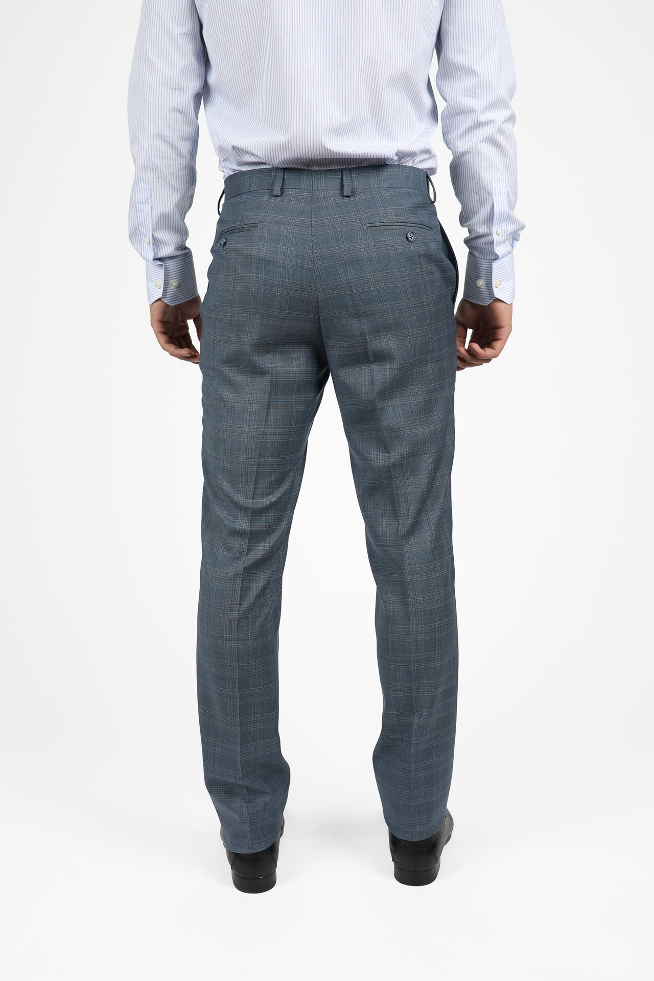 Blue Mist Brinsley Check Trouser