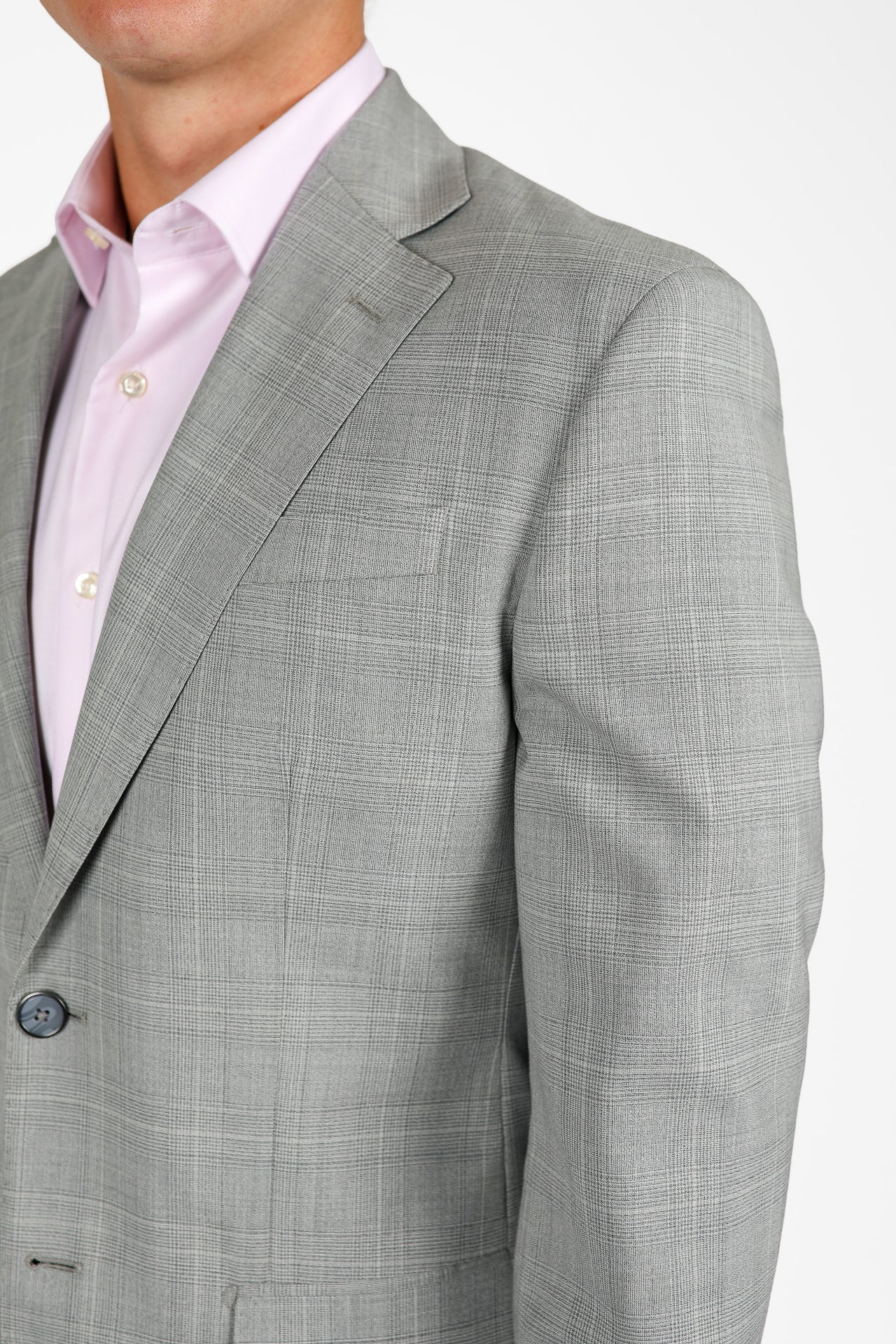 Light Grey Brinsley Check Jacket
