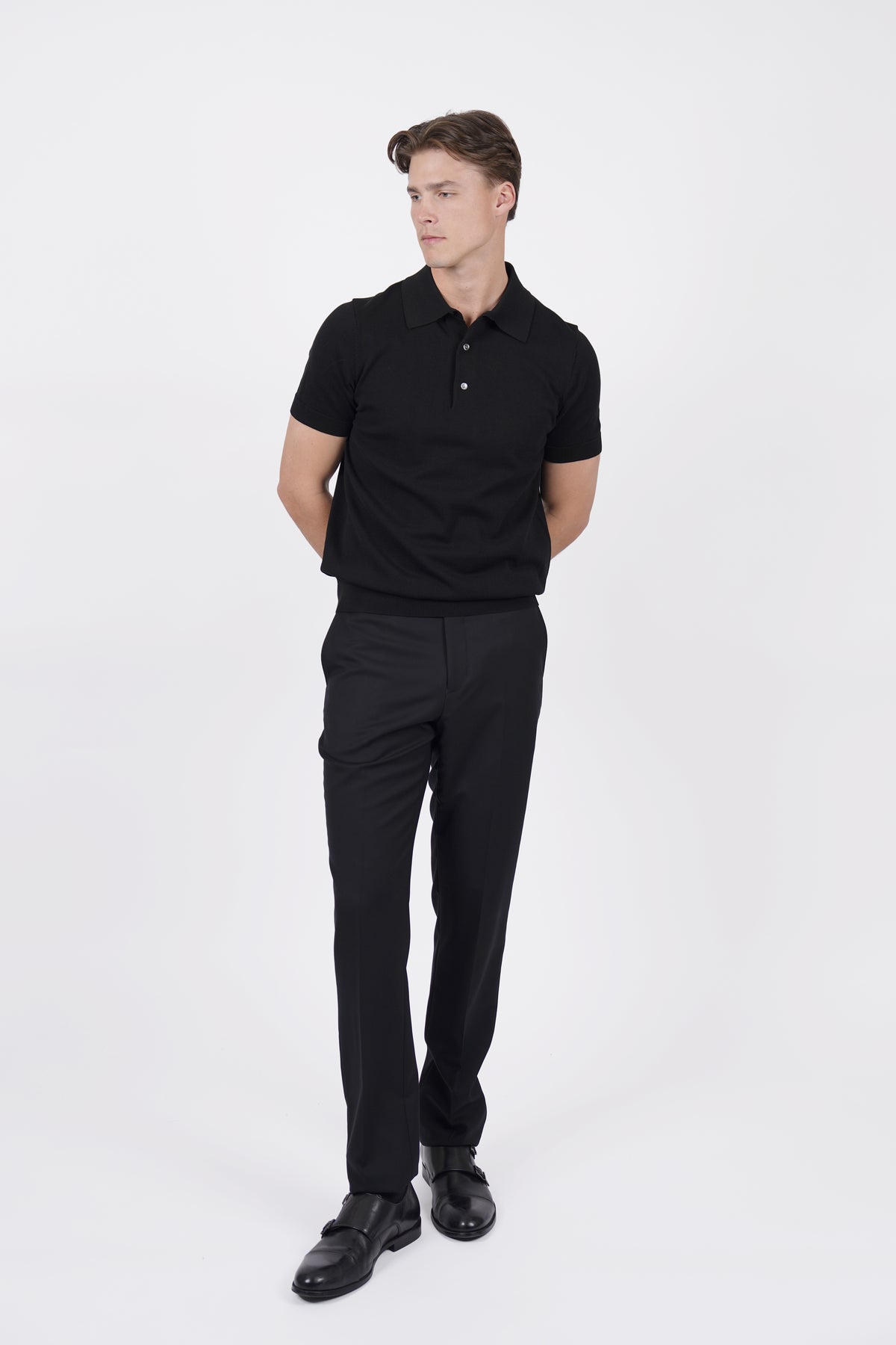 Black Classic Suit Trousers