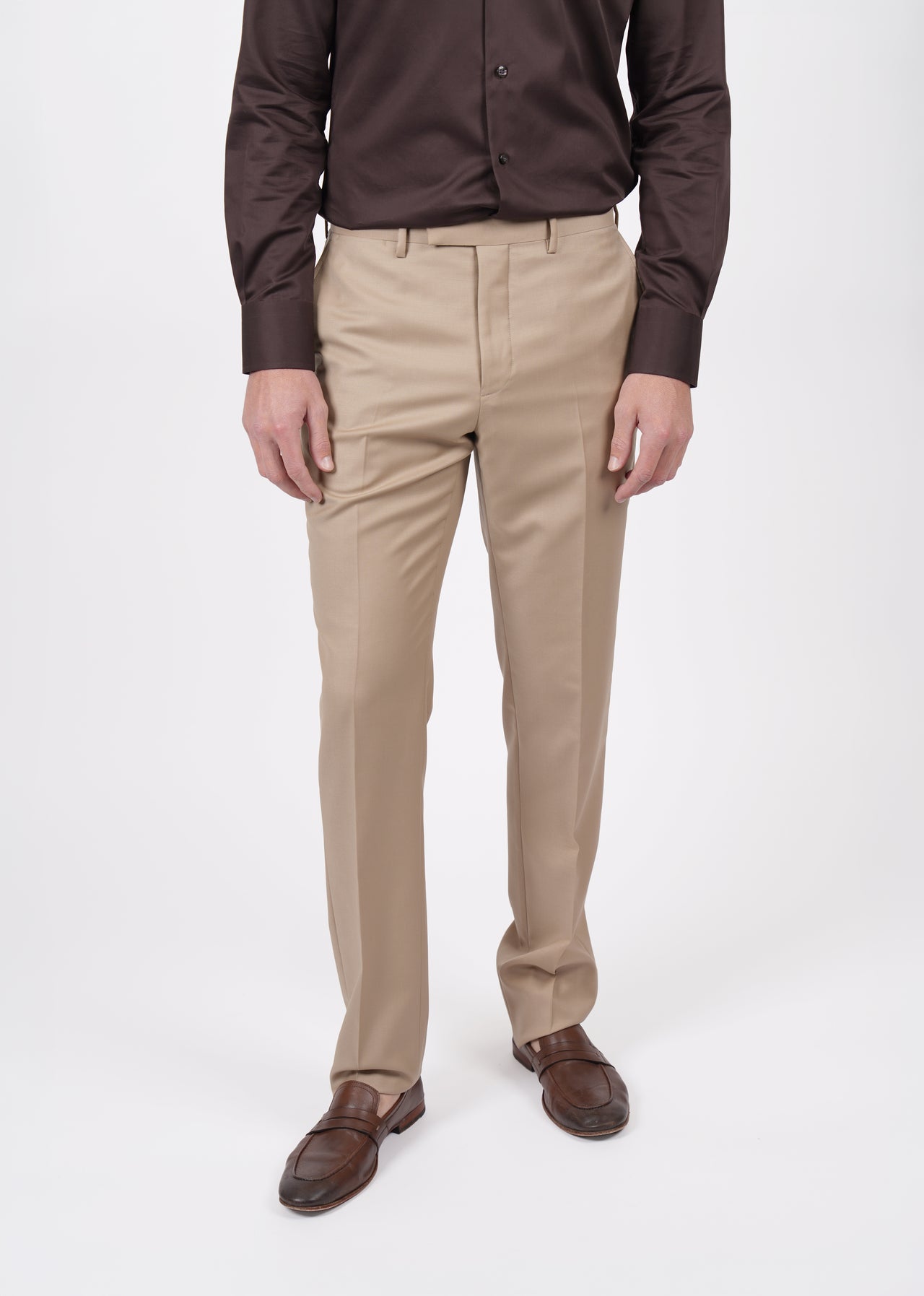 Camel Brinsley Plain Trouser