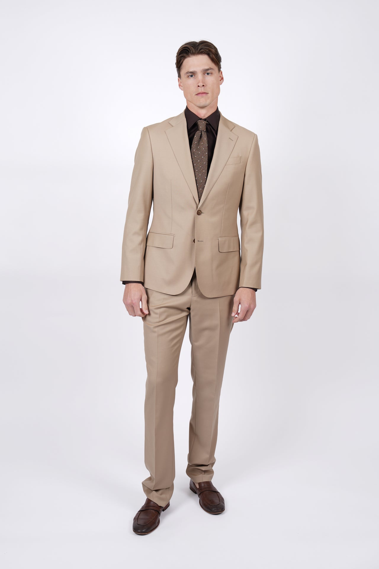Camel Brinsley Plain Trouser