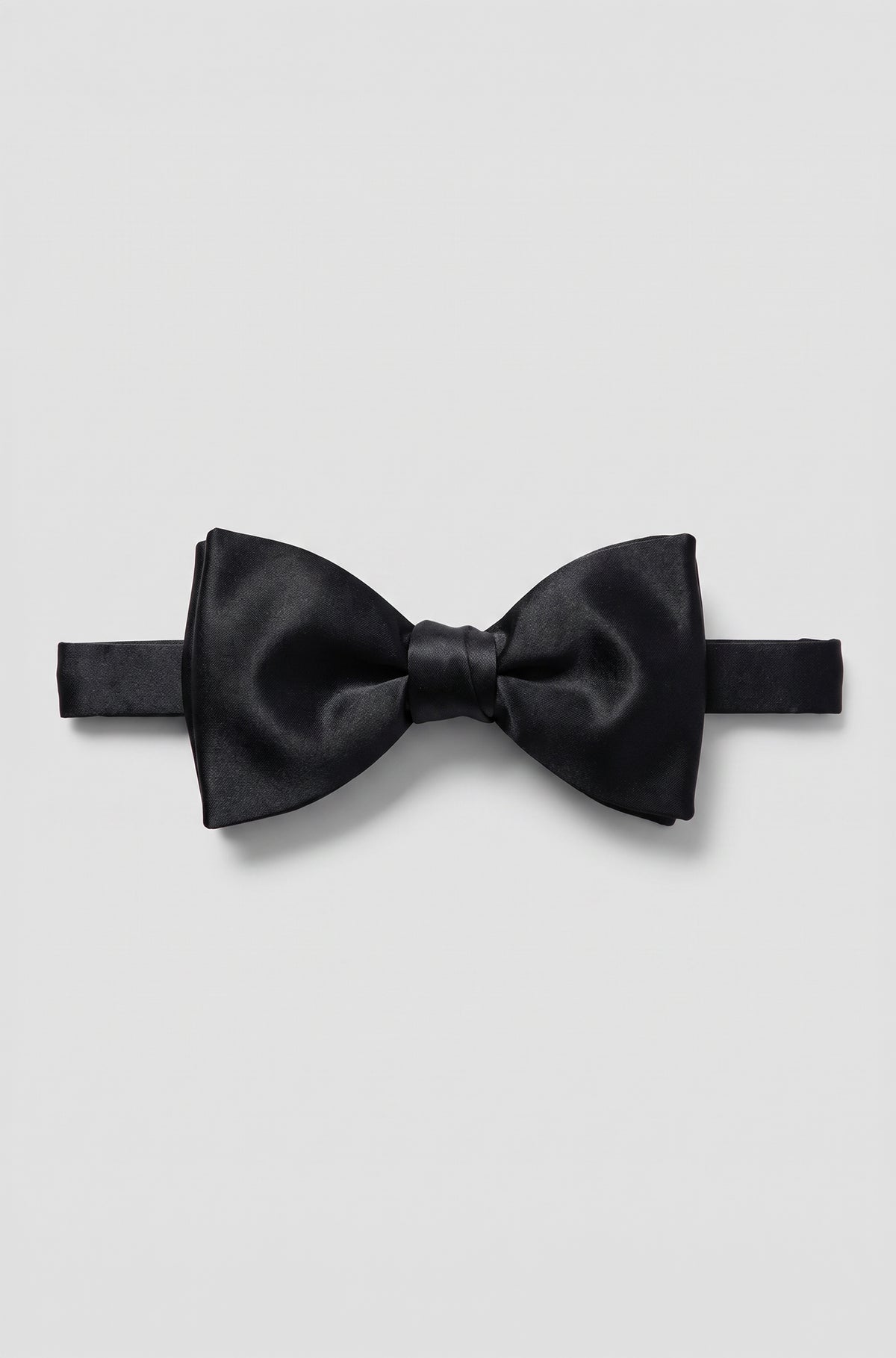 Pure Silk Self-Tie Bow Tie – Black