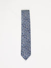 Blue Classic Floral Silk Tie