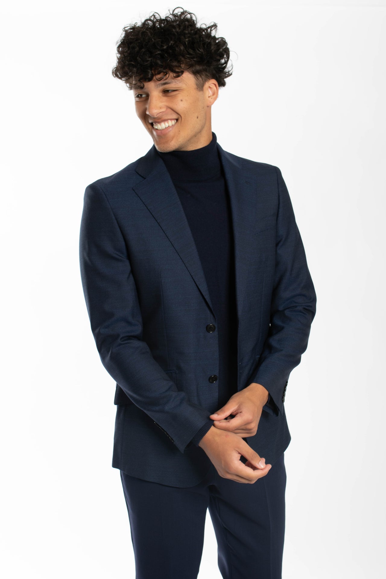 Contemporary Fit Pinhead Sports Jacket Reg - Navy