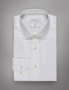 White Micro Twill Shirt (Slim Fit)