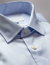 Blue Micro Twill Shirt (Slim Fit)