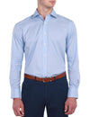 Light Blue Check Shirt (Contemporary Fit)
