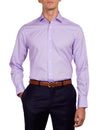 Lilac Fine Stripe Shirt (Contemporary Fit)