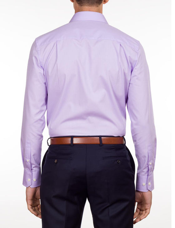 Lilac Fine Stripe Shirt (Contemporary Fit)