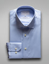 Soft Blue Textured Shirt (Contemporary Fit)