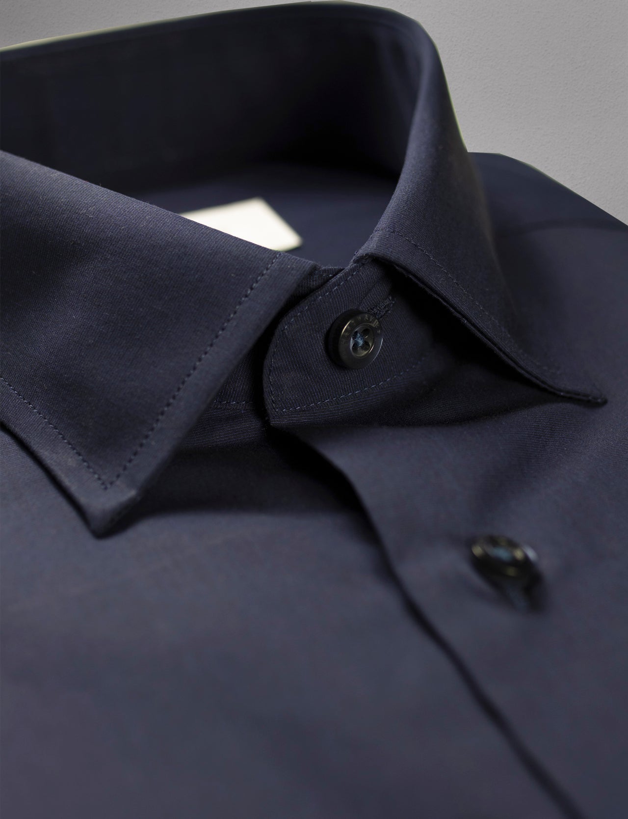 Plain Navy Shirt (Slim Fit)