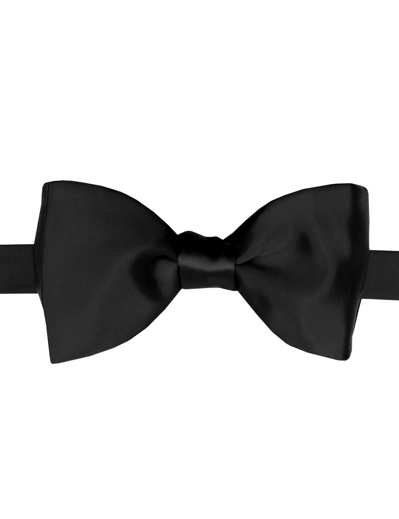 Black Italian Tie Your Own Bow Tie
