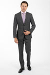 Grey Mini Check Suit Trouser
