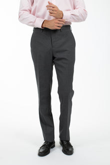  Grey Mini Check Suit Trouser