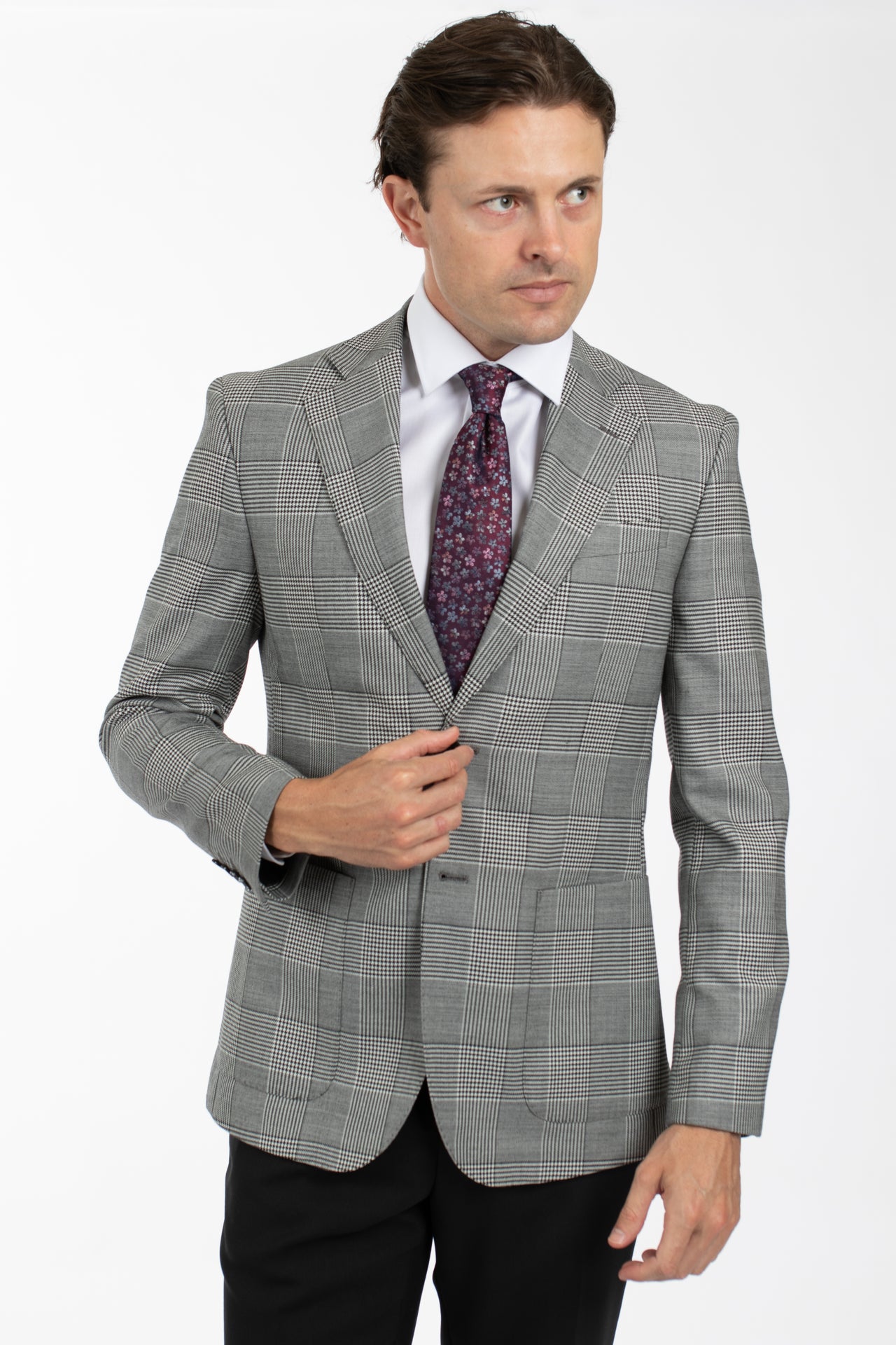 Black Prince Of Wales Sports Coat