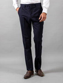  Navy Classic Suit Trousers
